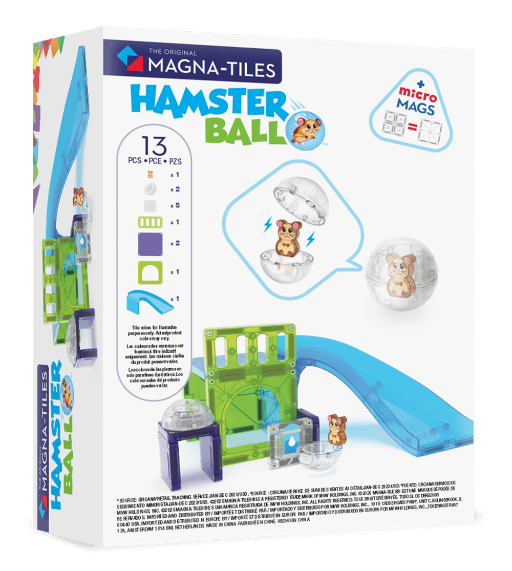 MAGNA-TILES® - Hamster Ball Manyetik Bloklar - 13 Parça