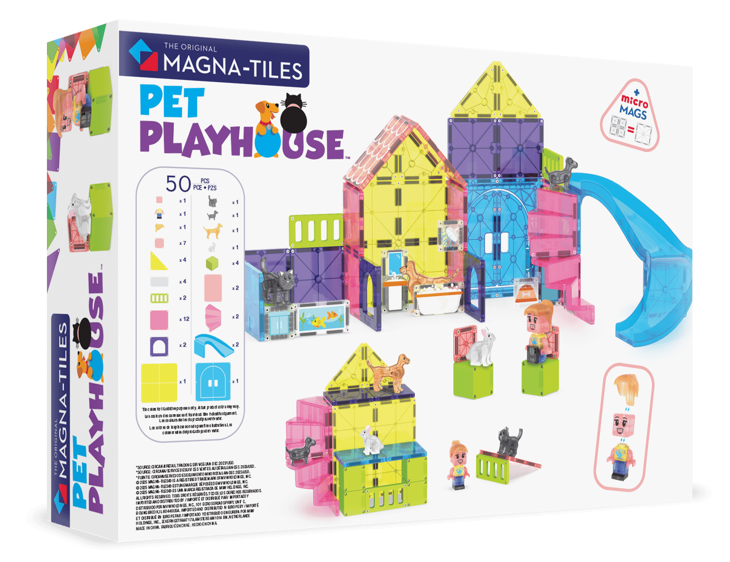 MAGNA-TILES® - Pet Playhouse - 50 Parça
