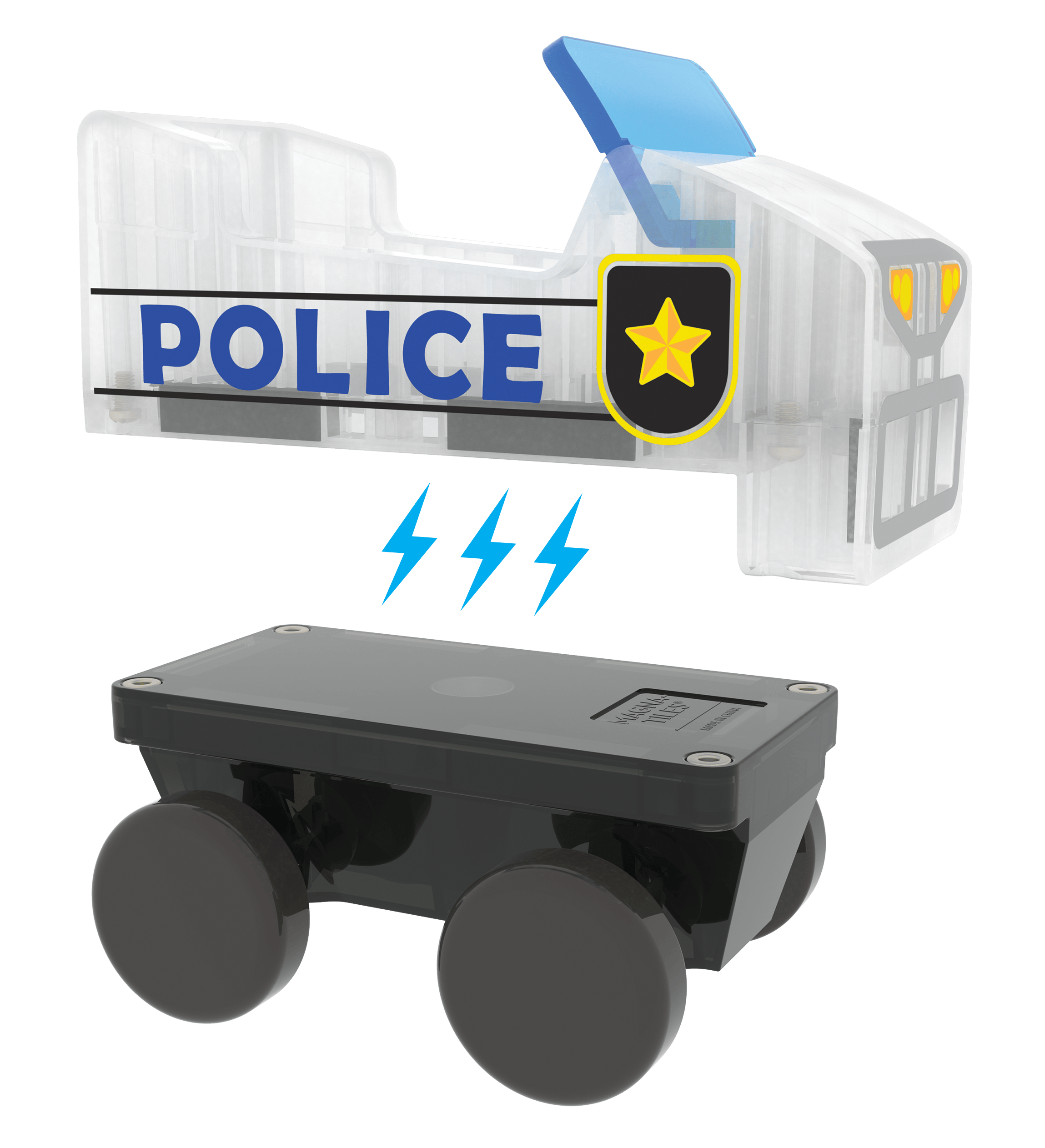 MAGNA-TILES® - Police Patrol - 20 Parça