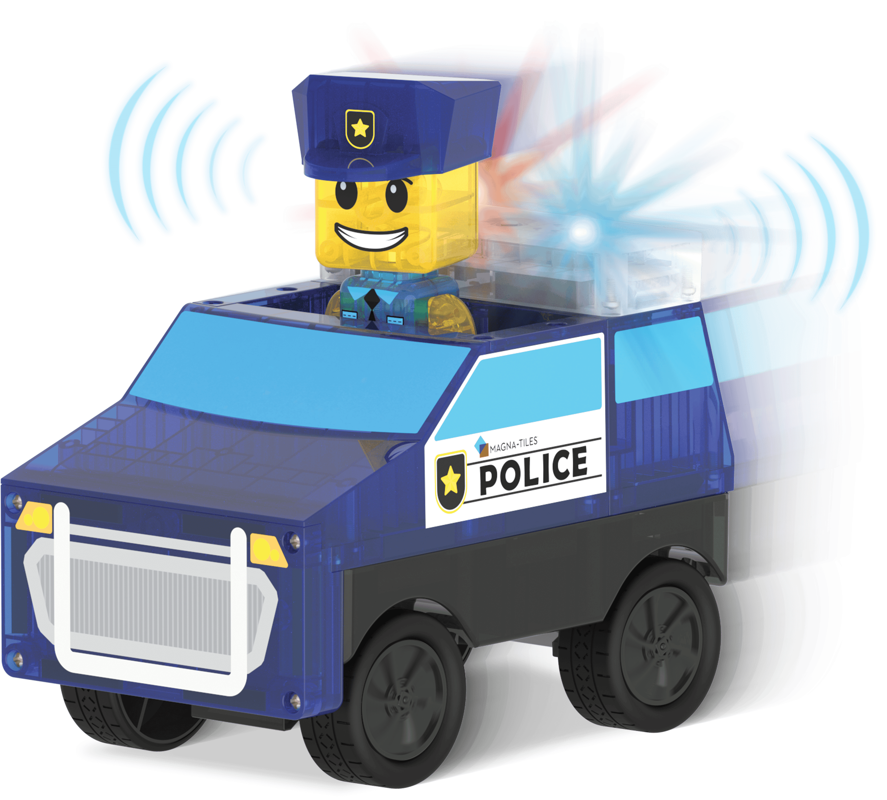 MAGNA-TILES® - Police Station - 35 Parça