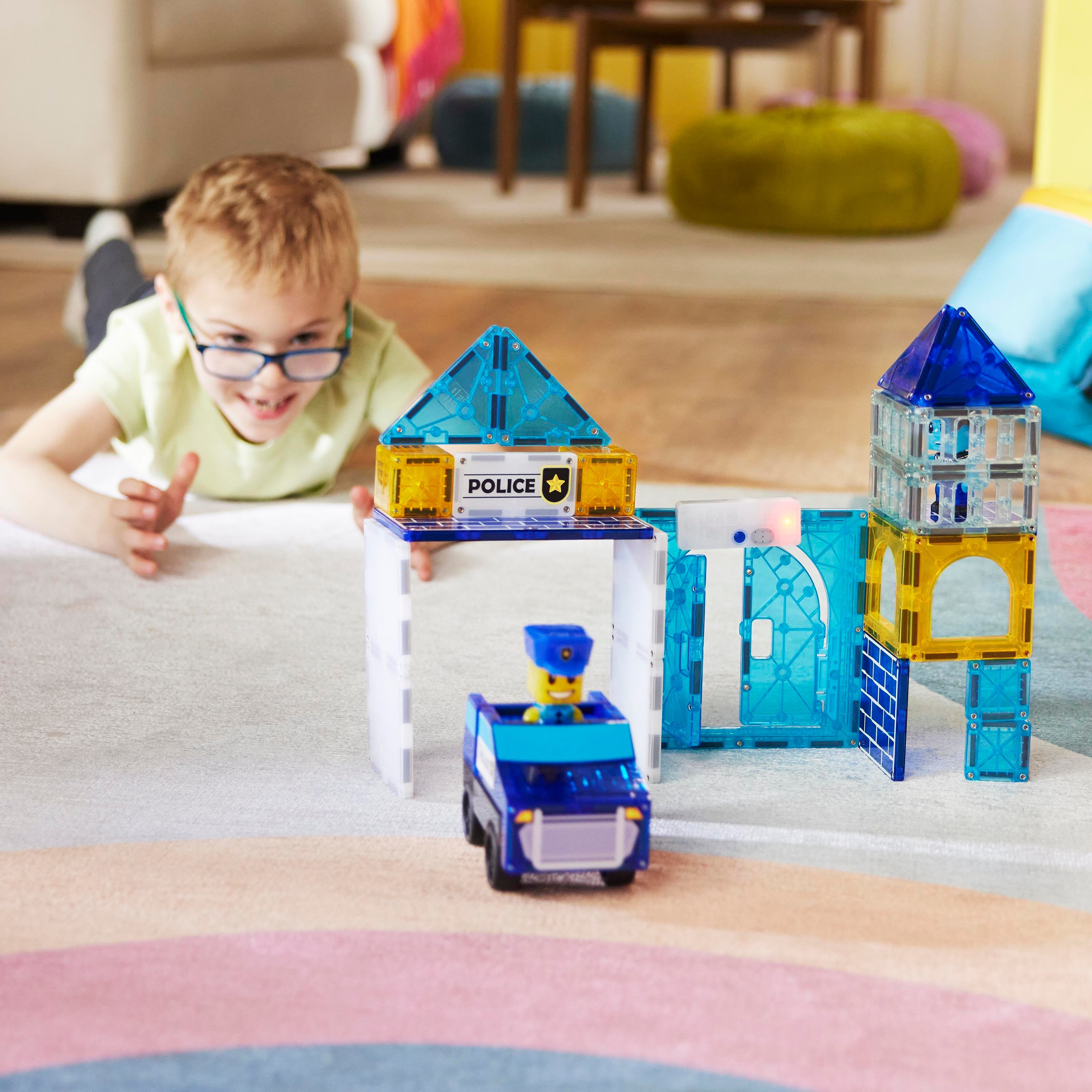 MAGNA-TILES® - Police Station - 35 Parça