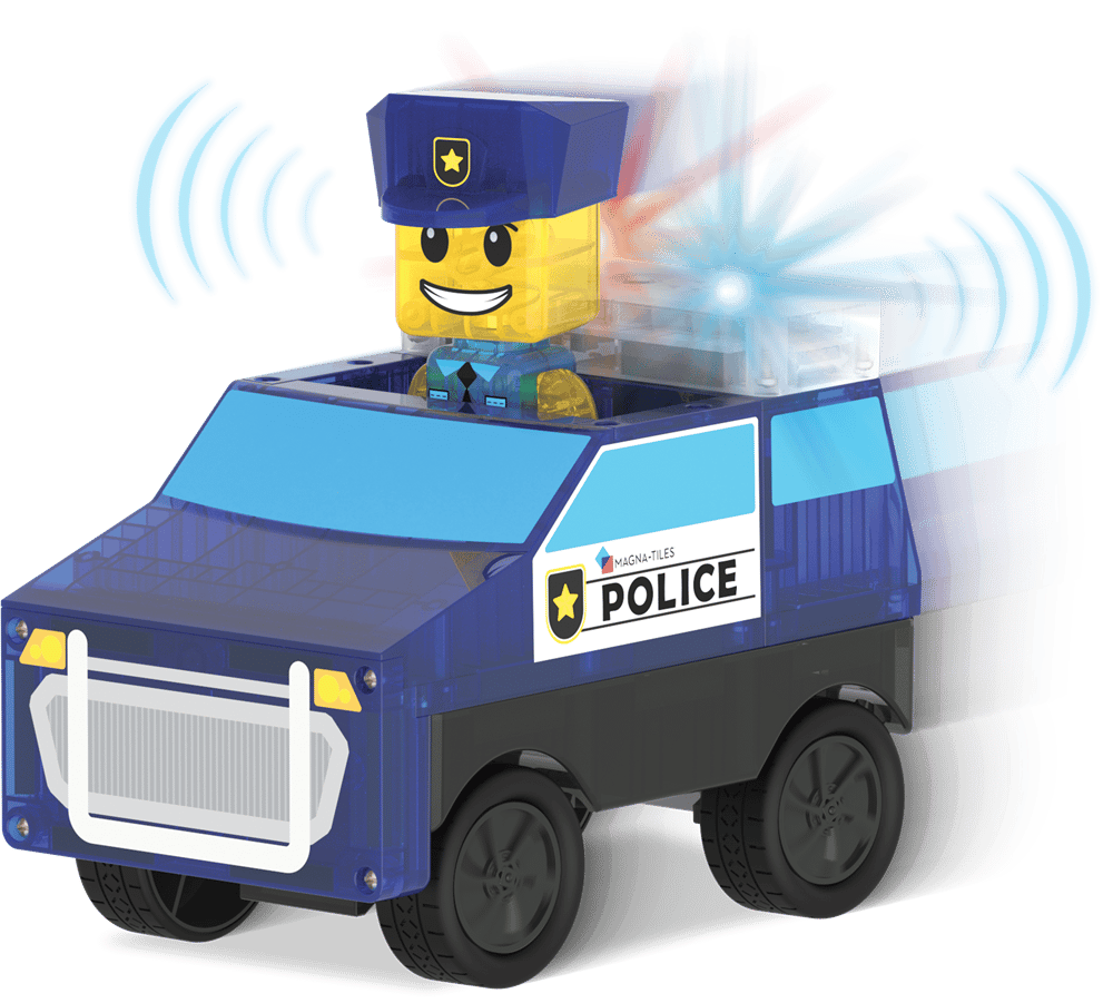 MAGNA-TILES® - Police Station Manyetik Bloklar - 35 Parça