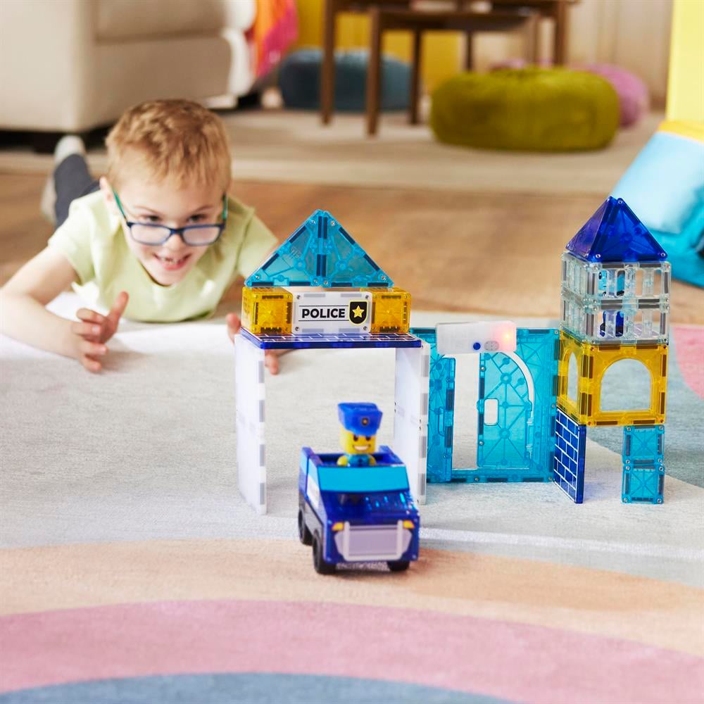 MAGNA-TILES® - Police Station Manyetik Bloklar - 35 Parça