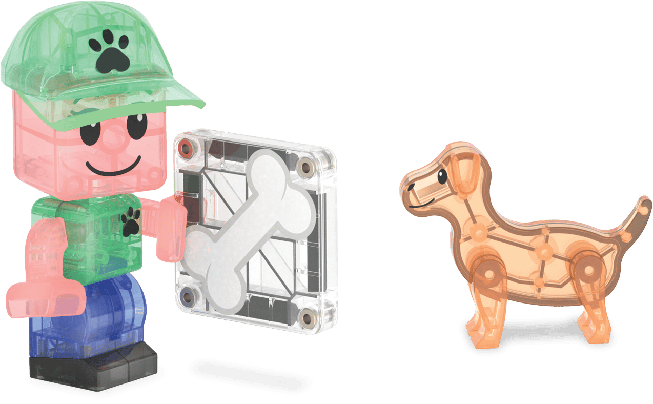 MAGNA-TILES® - Puppy Park - 27 Parça