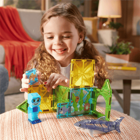 MAGNA-TILES® - Shark Dive Manyetik Bloklar - 13 Parça