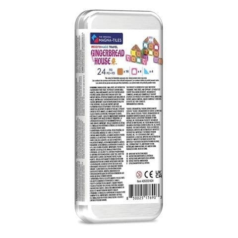 MAGNA-TILES® - Travel Gingerbread House - Micromags Seyahat Seti - 24 Parça