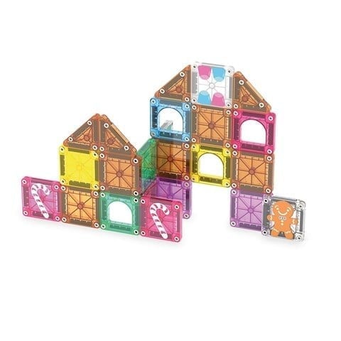MAGNA-TILES® - Travel Gingerbread House - Micromags Seyahat Seti - 24 Parça