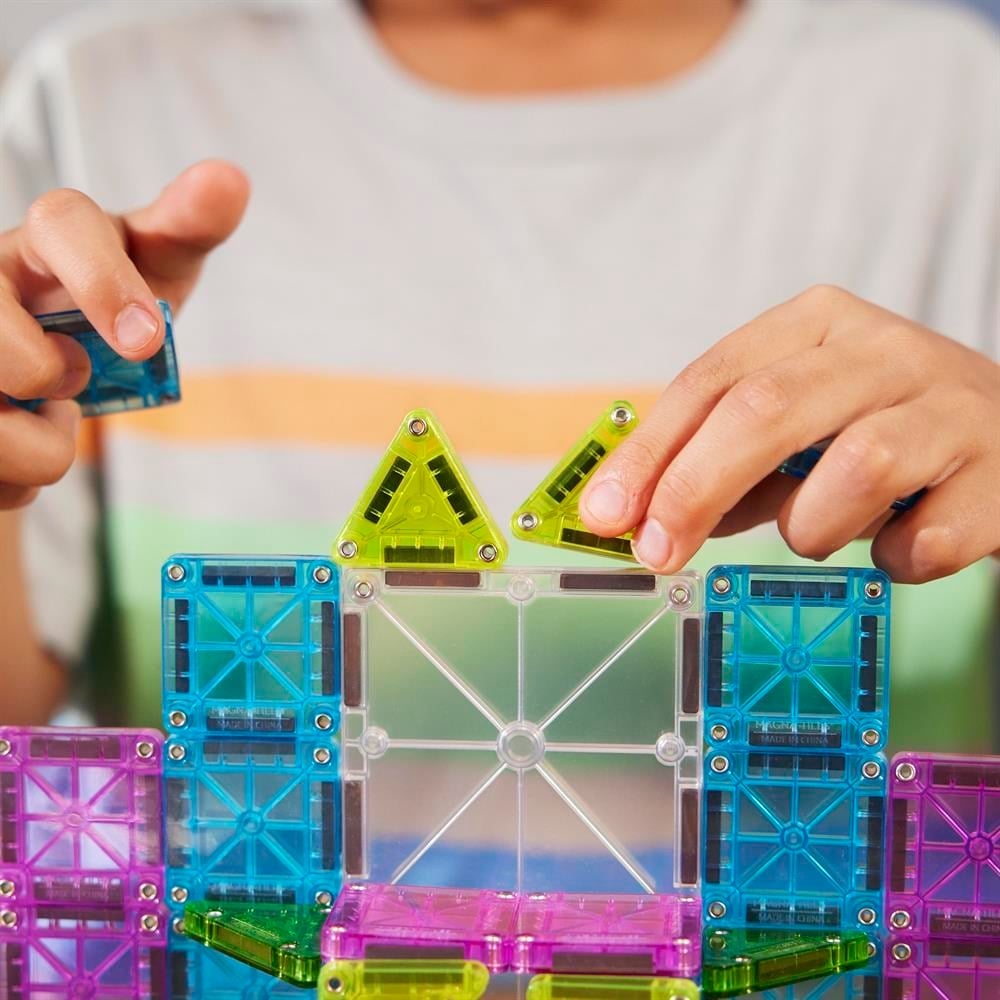 MAGNA-TILES® - Travel Set - Seyahat Seti Manyetik Bloklar - 55 Parça