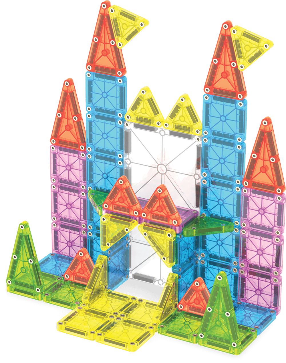 MAGNA-TILES® - Travel Set - Seyahat Seti Manyetik Bloklar - 55 Parça