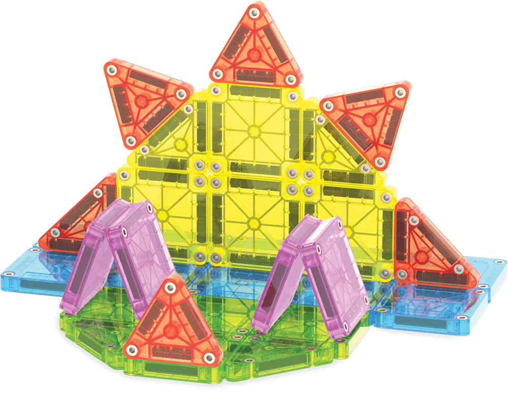 MAGNA-TILES® - Travel Set - Seyahat Seti Manyetik Bloklar - 55 Parça