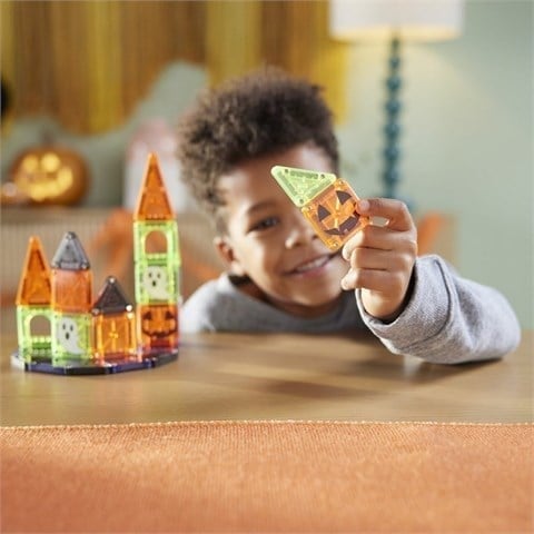 MAGNA-TILES® - Travel Spooky - Micromags Ürkütücü Seyahat Seti - 24 Parça