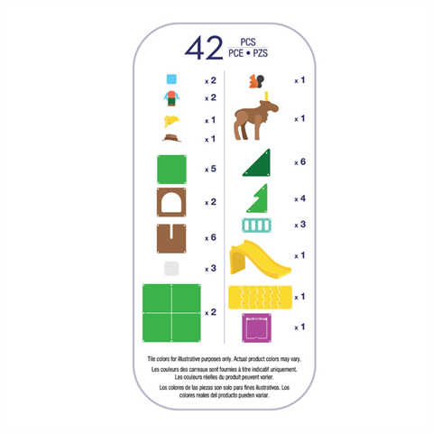MAGNA-TILES® - Tree Top Adventure Manyetik Bloklar - 42 Parça