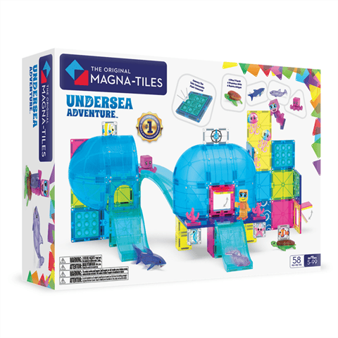 MAGNA-TILES® - Undersea Adventure Manyetik Bloklar - 58 Parça