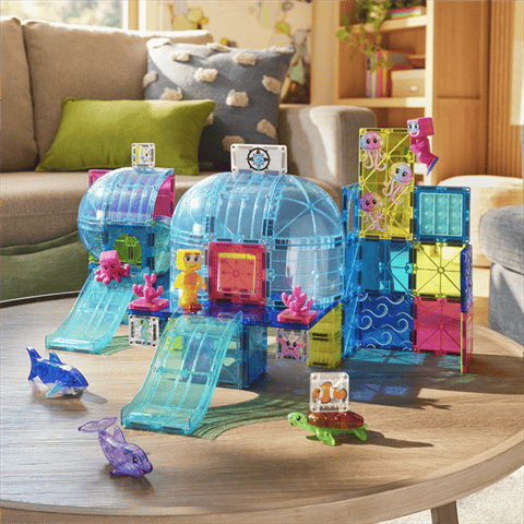 MAGNA-TILES® - Undersea Adventure Manyetik Bloklar - 58 Parça
