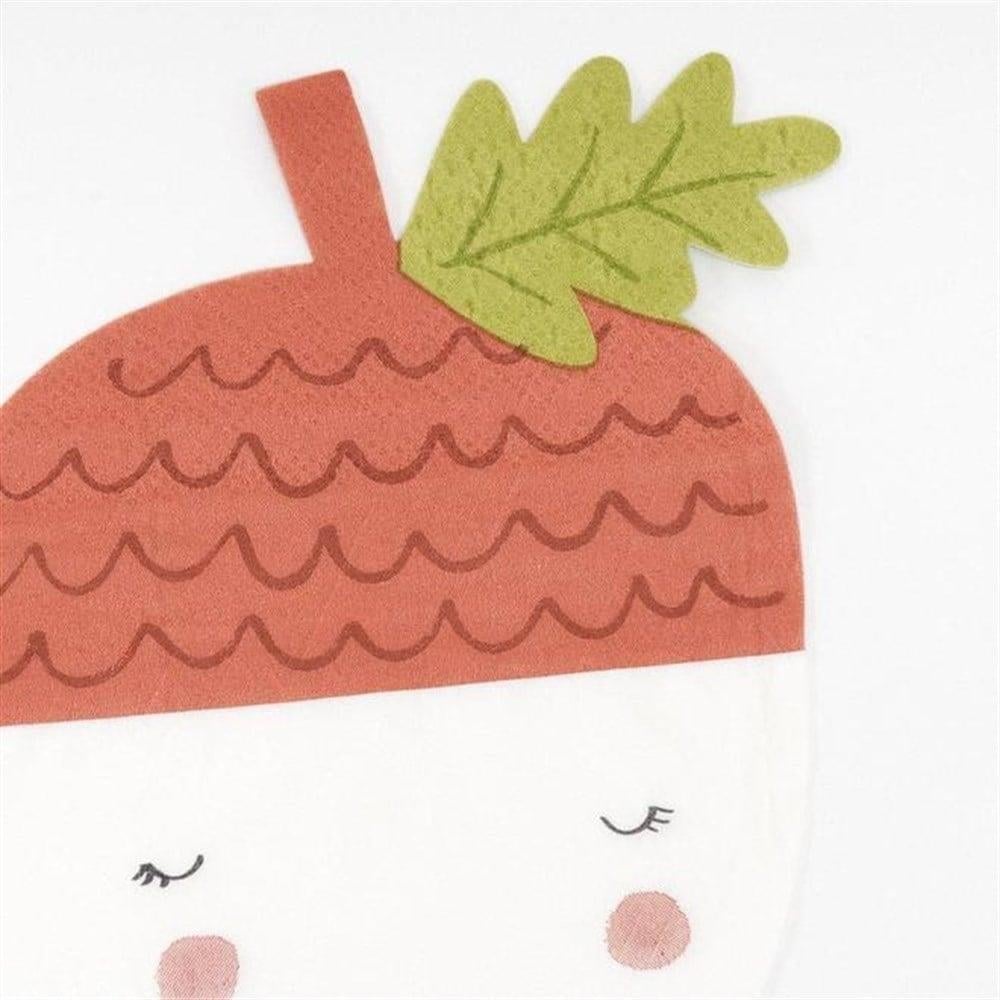 Meri Meri - Acorn Napkins - Meşe Palamudu Peçete - 20'Li