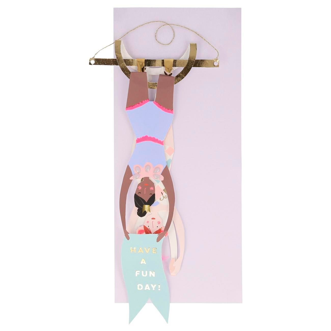 Meri Meri - Acrobats Mobile Card - Akrobat Kart