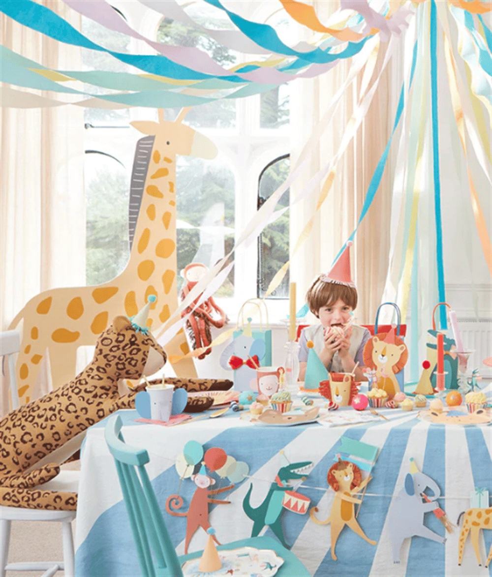 Meri Meri - Animal Parade Character Cups - Hayvan Geçit Töreni Bardaklar - 8'li