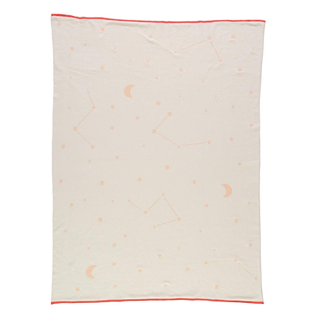 Meri Meri - Ay & Yıldızlı Battaniye - Pembe