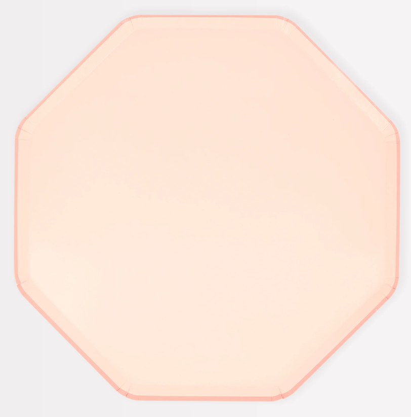 Meri Meri - Ballet Slipper Pink Dinner Plates - Bale Point Pembesi Tabaklar (L) (x8)