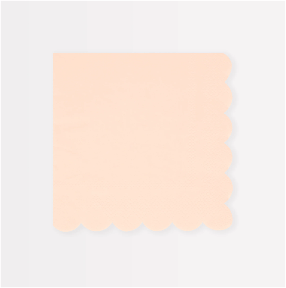 Meri Meri - Ballet Slipper Pink Large Napkins - Bale Point Pembe Peçeteler (X16)