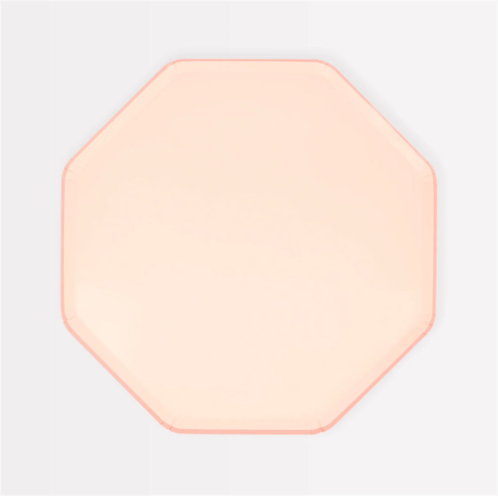 Meri Meri - Ballet Slipper Pink Side Plates - Ballet Rengi Tabaklar (M) (X8)