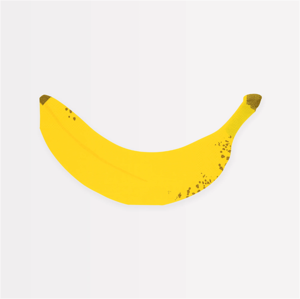 Meri Meri - Banana Napkins - Muz Peçeteler (X16)