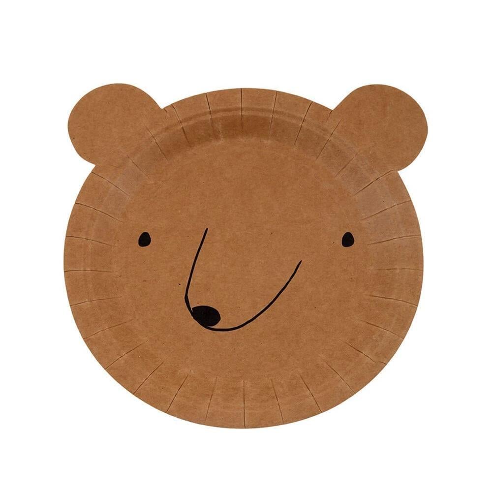 Meri Meri - Bear Plates - Ayı Tabak - S