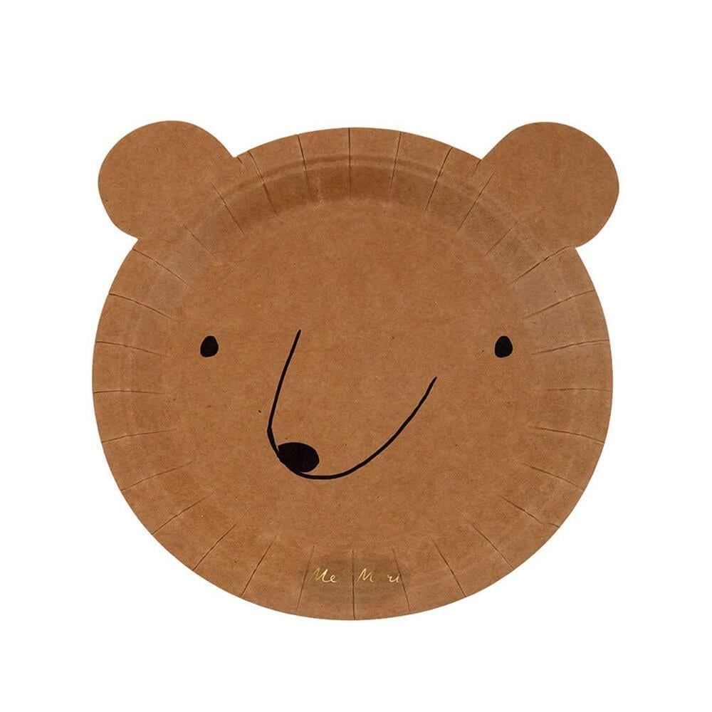 Meri Meri - Bear Plates - Ayı Tabak - S