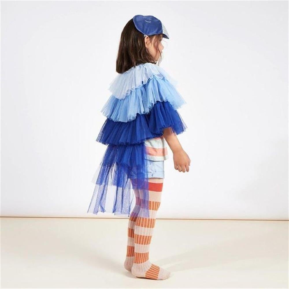 Meri Meri - Blue Bird Cape Dress-Up - Mavi Kuş Pelerinli Elbise