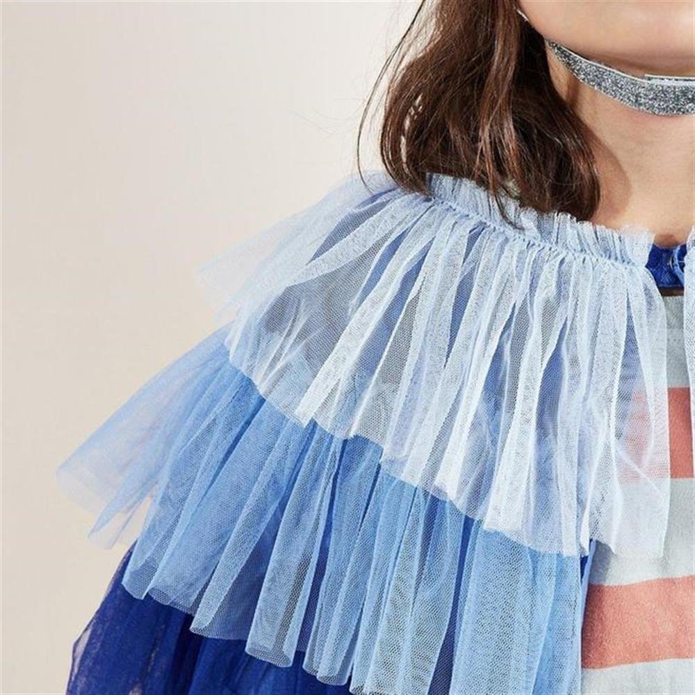 Meri Meri - Blue Bird Cape Dress-Up - Mavi Kuş Pelerinli Elbise