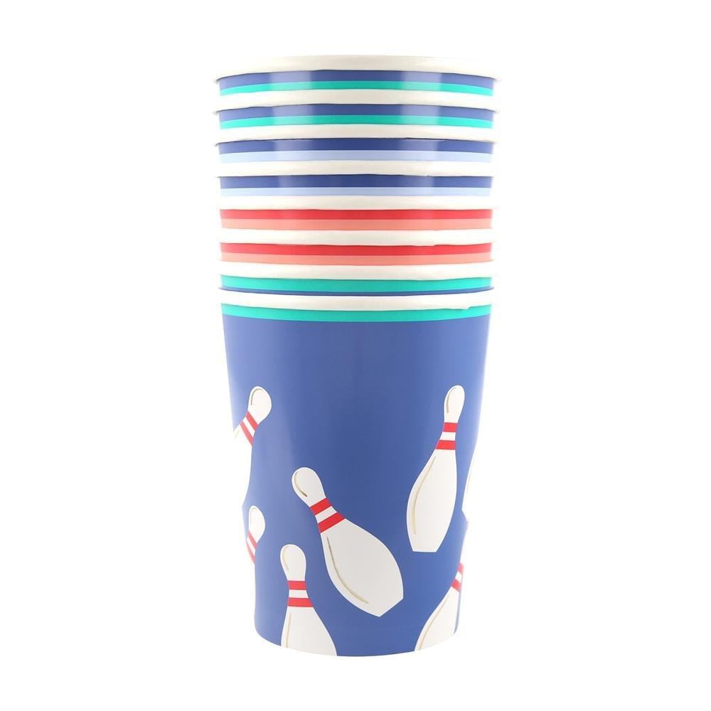 Meri Meri - Bowling Bardaklar - 8 Adet