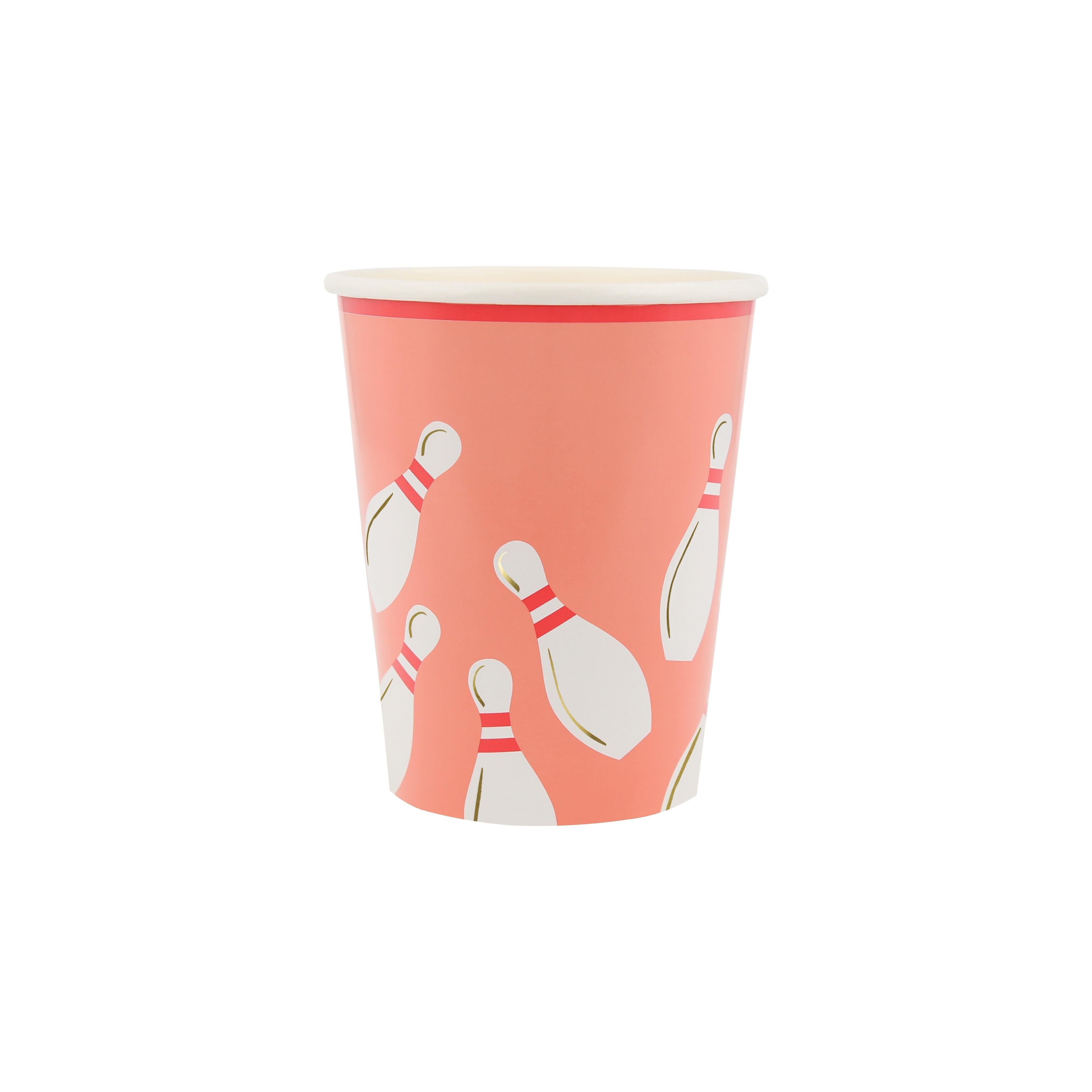 Meri Meri - Bowling Bardaklar - 8 Adet