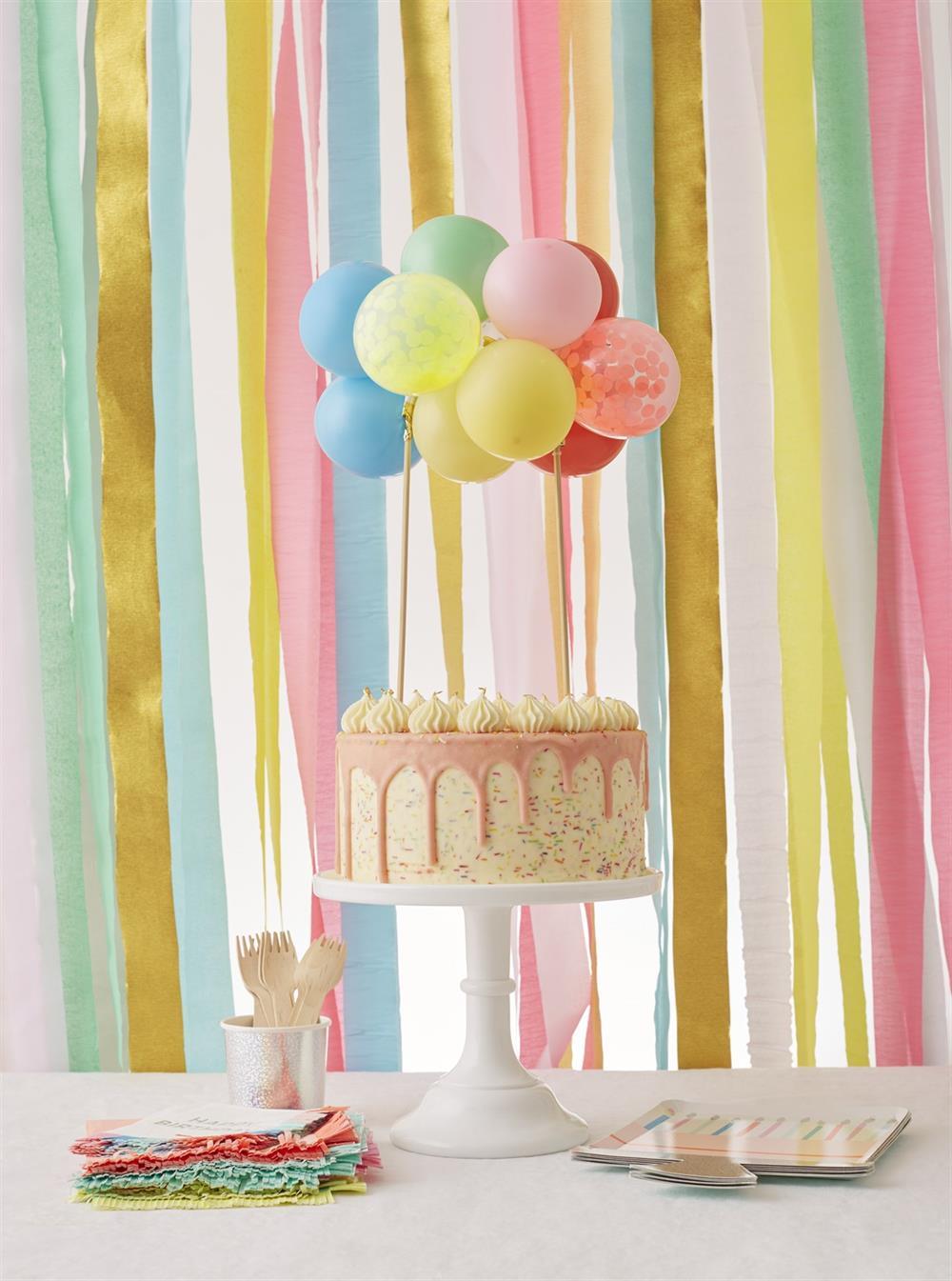 Meri Meri - Bright Crepe Paper Streamers - Renkli Kağıt Şeritler