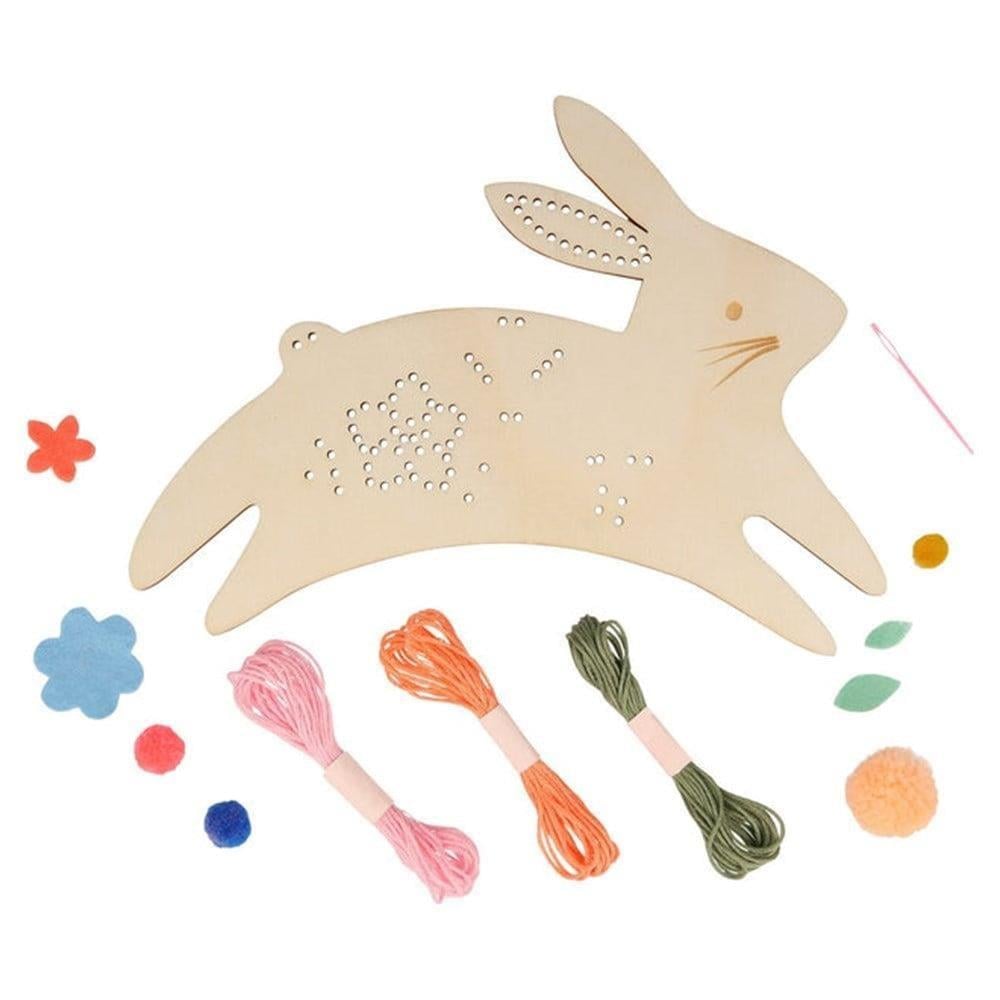 Meri Meri - Bunny Embroidery Kit - Tavşanlı Nakış İşleme Seti