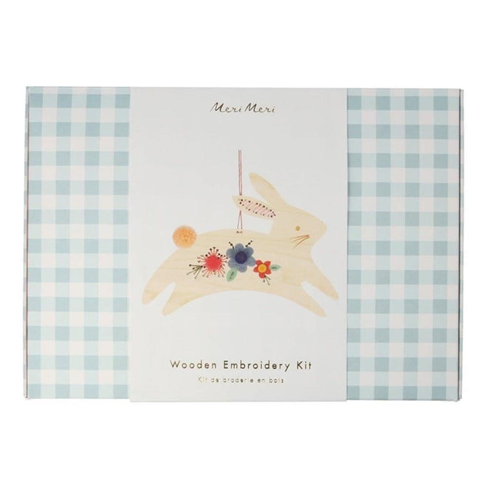 Meri Meri - Bunny Embroidery Kit - Tavşanlı Nakış İşleme Seti