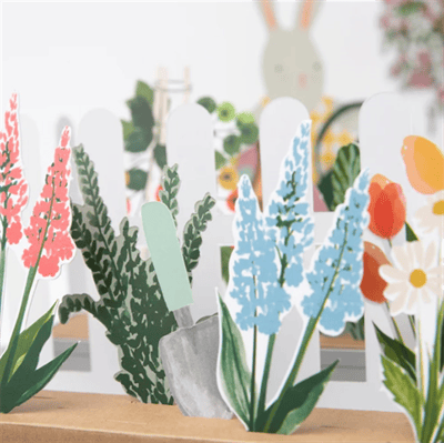 Meri Meri - Bunny Paper Play Garden - Tavşan Oyun Bahçesi