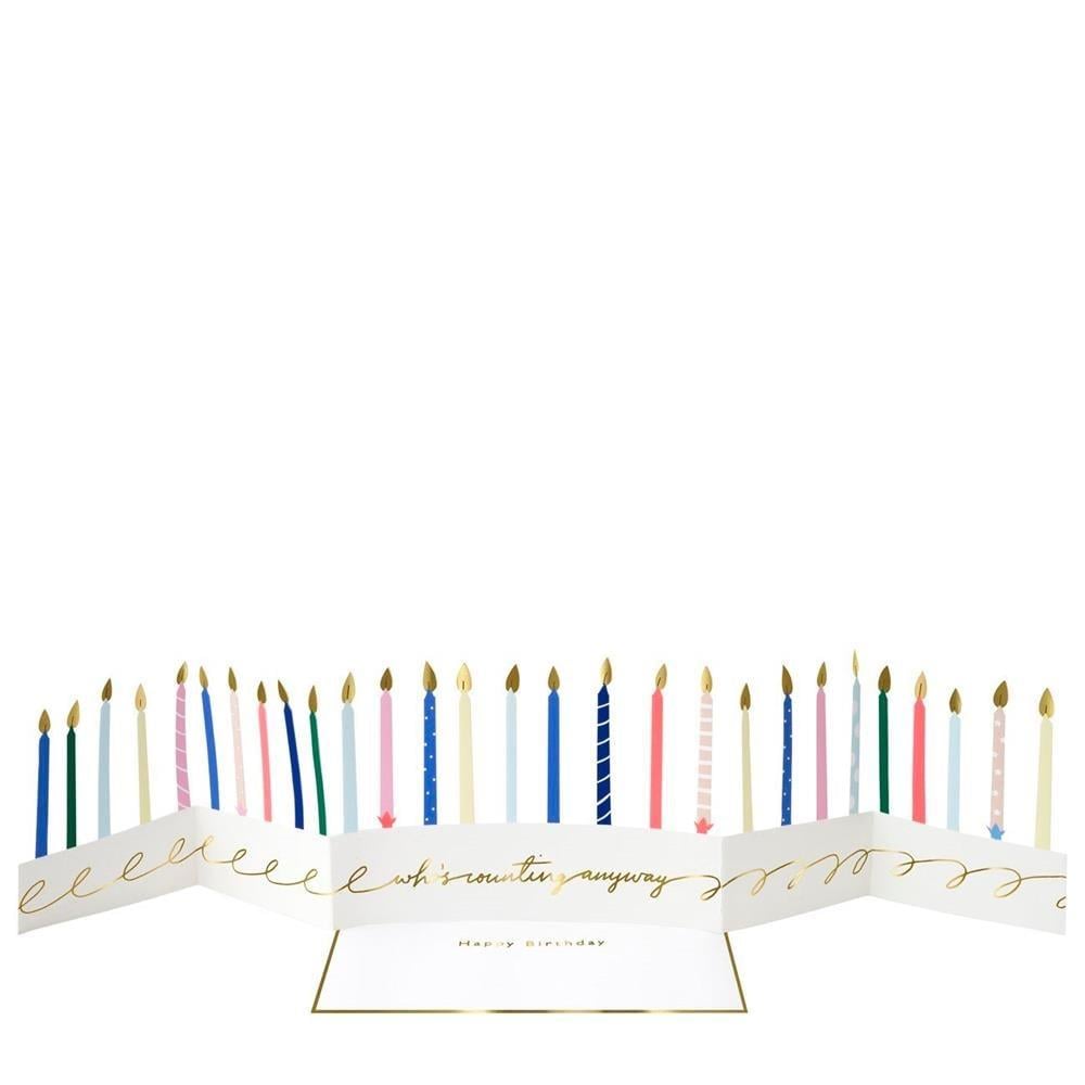 Meri Meri - Candle Card - Mum Tebrik Kartı
