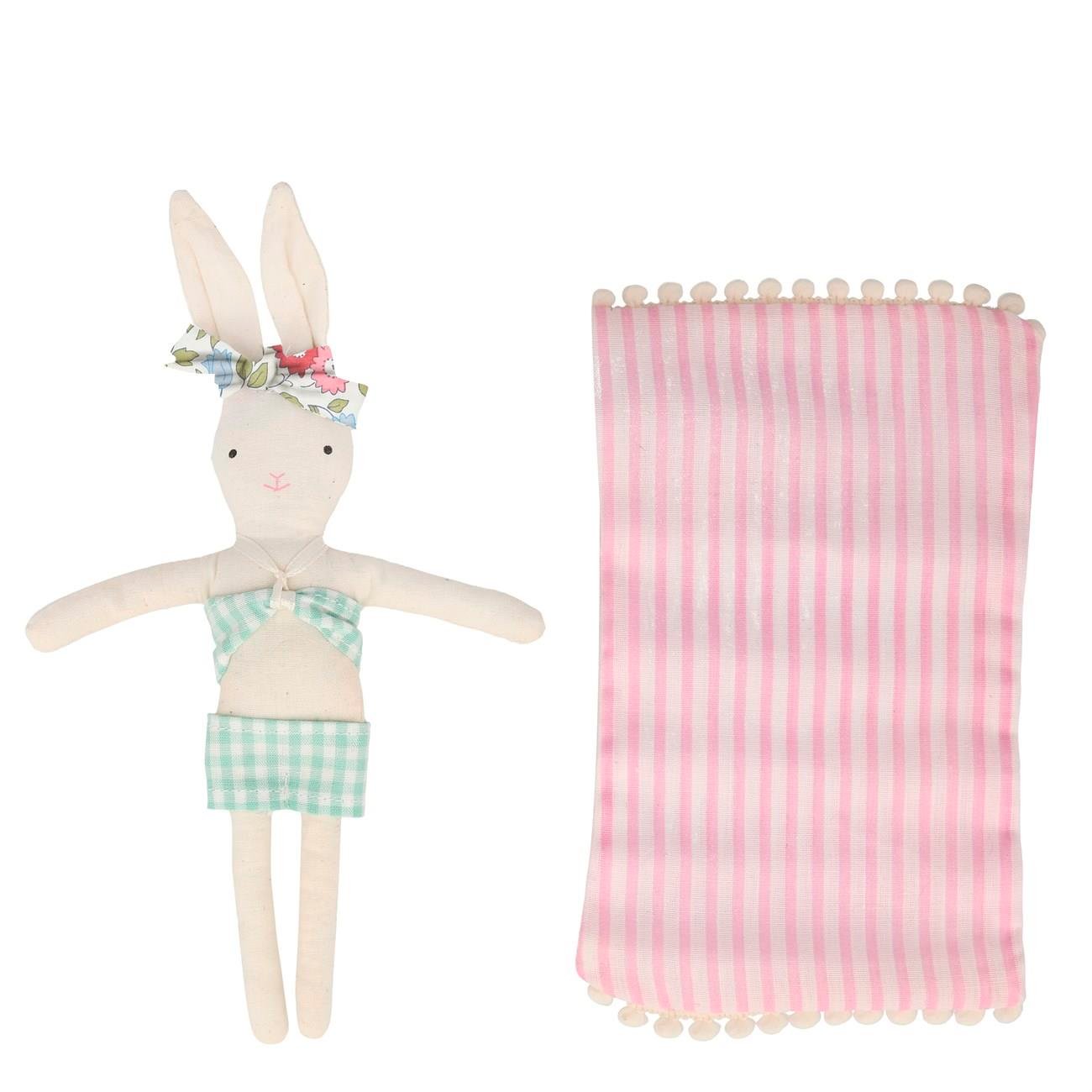 Meri Meri - Caravan Bunny Mini Suitcase Doll - Mini Karavan Oyuncaklı Çanta