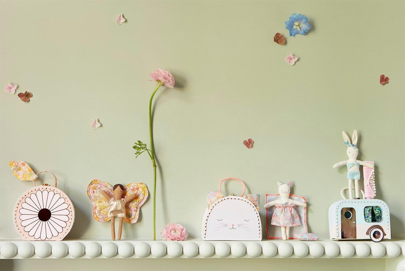 Meri Meri - Caravan Bunny Mini Suitcase Doll - Mini Karavan Oyuncaklı Çanta