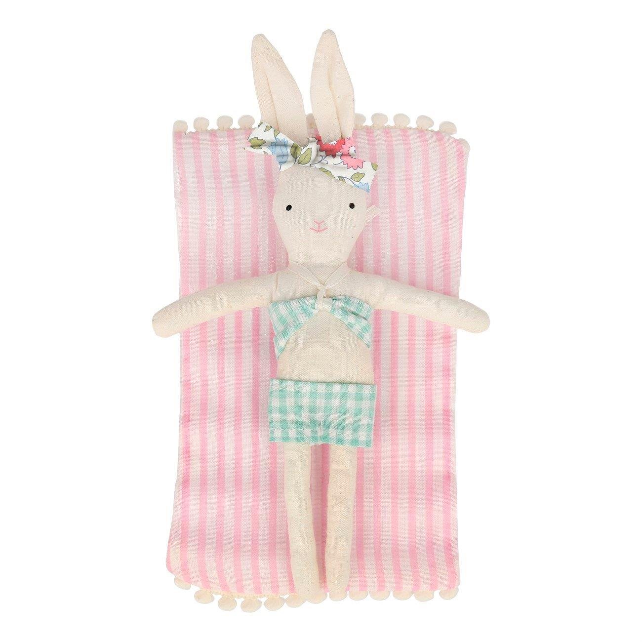 Meri Meri - Caravan Bunny Mini Suitcase Doll - Mini Karavan Oyuncaklı Çanta
