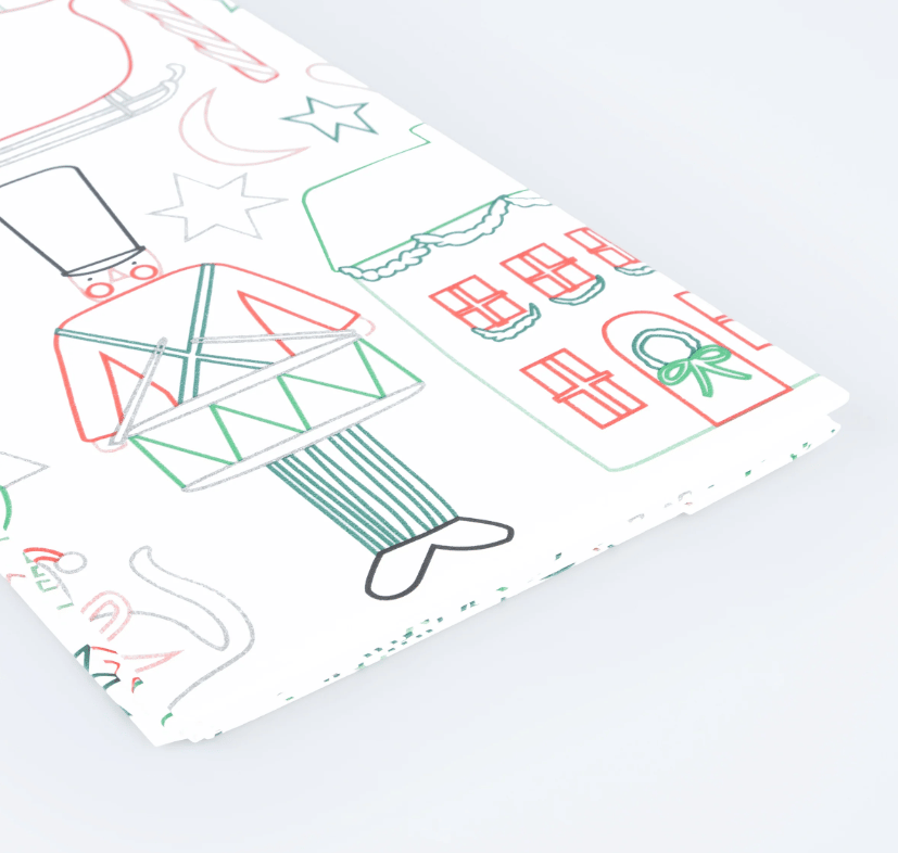 Meri Meri - Christmas Colour In Activity Tablecloth - Yeni Yıl Aktivite Masa Örtüsü