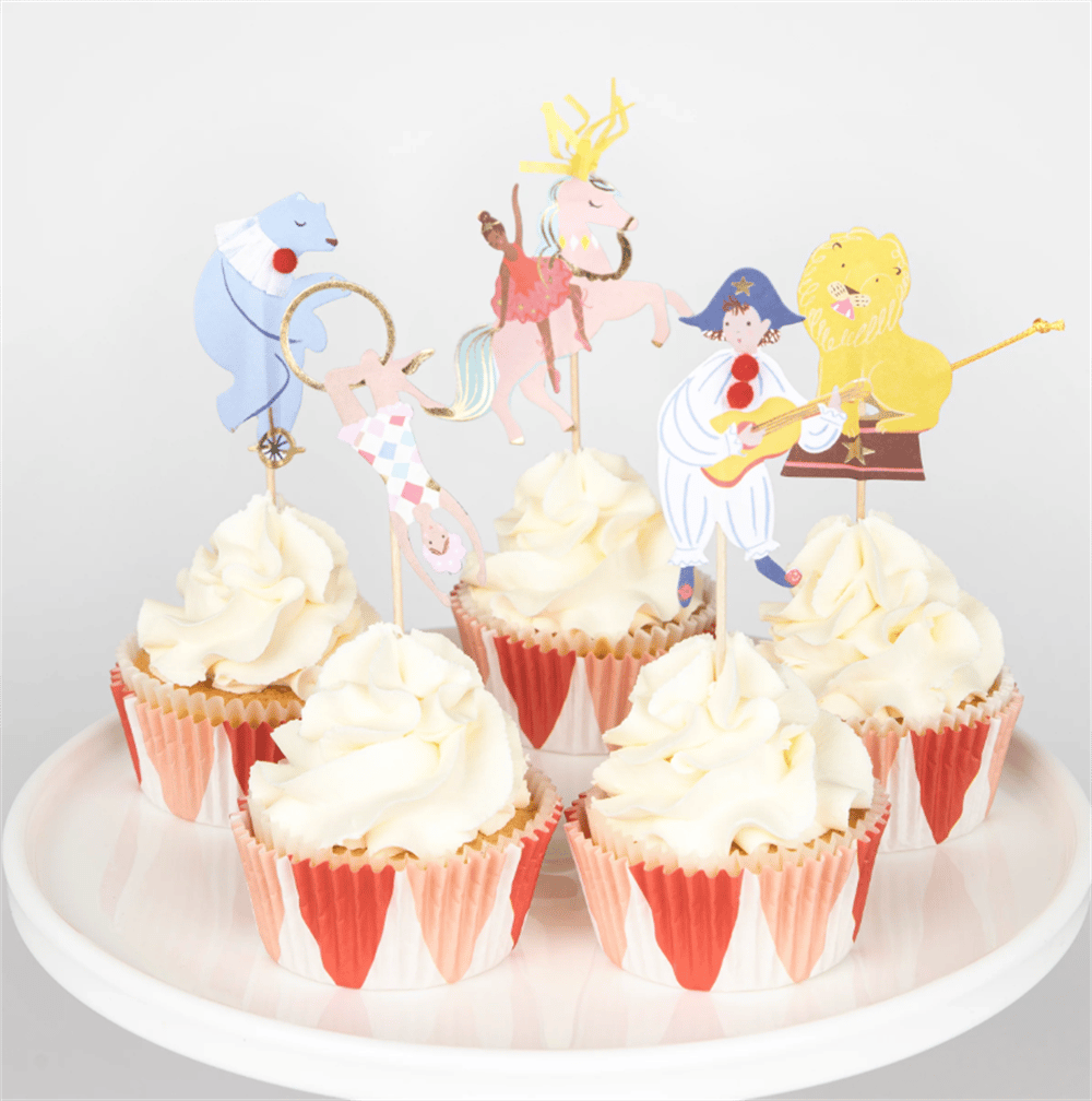 Meri Meri - Circus Cupcake Kit - Sirk Cupcake Kit (X24)