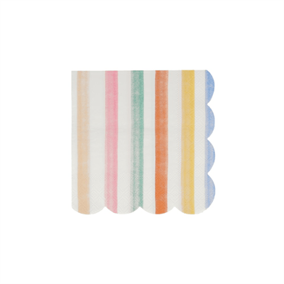 Meri Meri - Colourful Pattern Small Napkins - Renkli Desenler Peçeteler - S - 16'lı