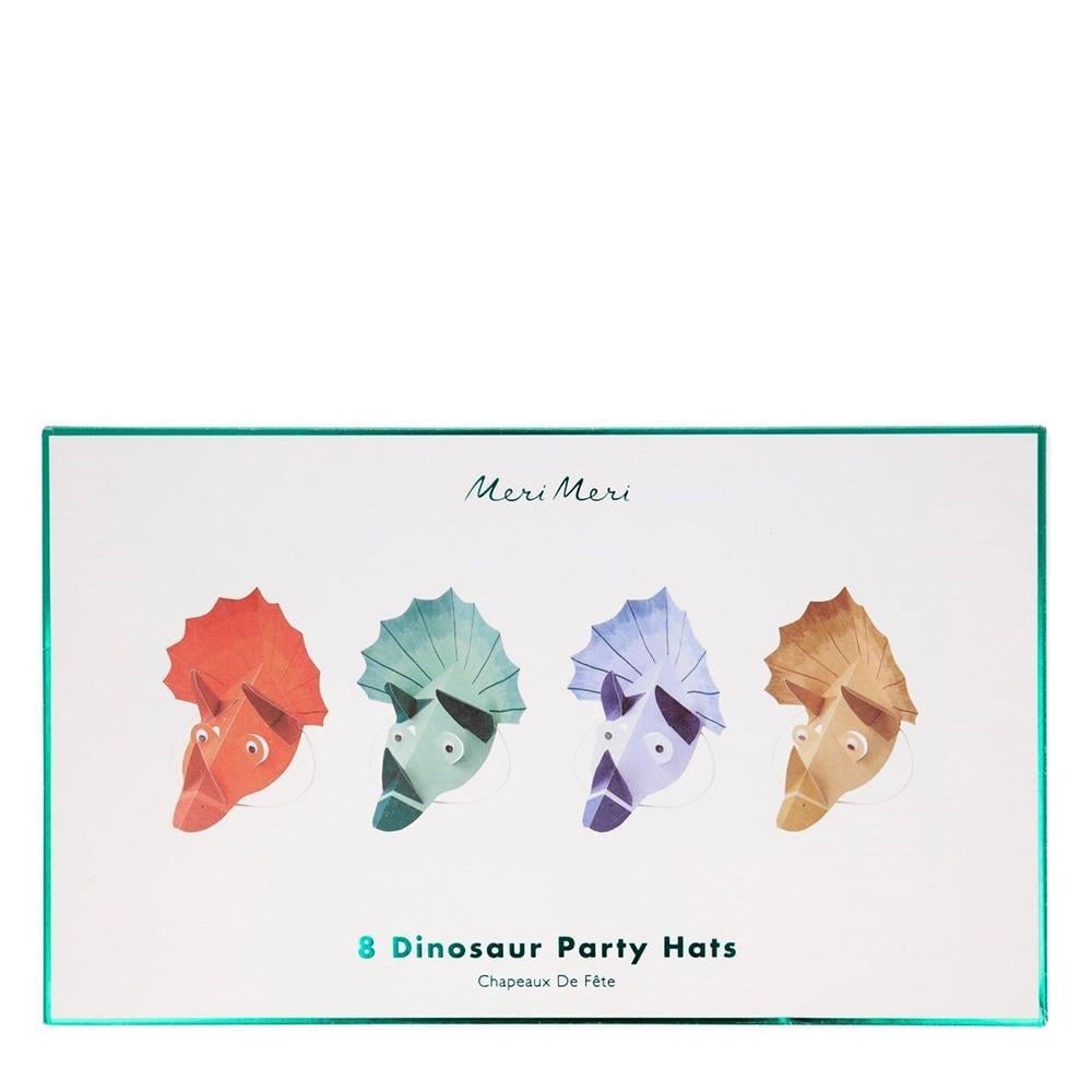 Meri Meri - Dinosaur Party Hats - Dinozor Parti Şapkaları