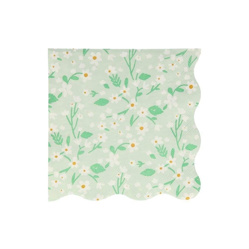 Meri Meri - Ditsy Floral Napkins - Çiçekli Peçeteler - L - 20'Li