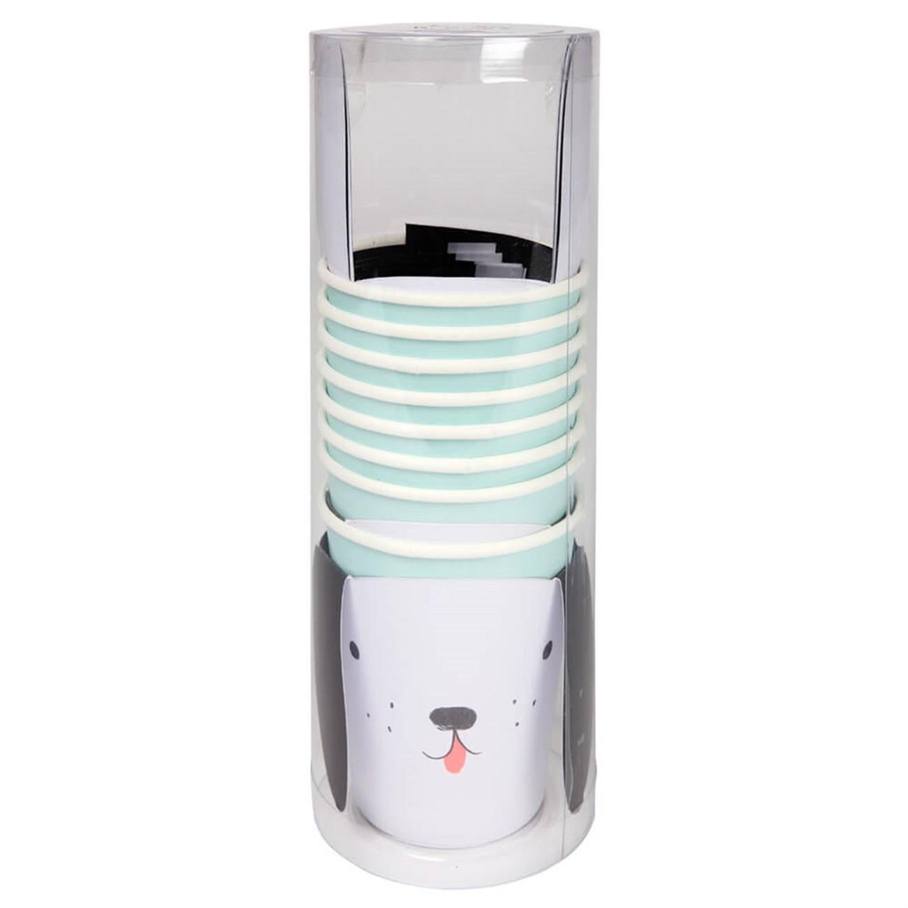 Meri Meri - Dog Party Cups - Köpekli Bardak