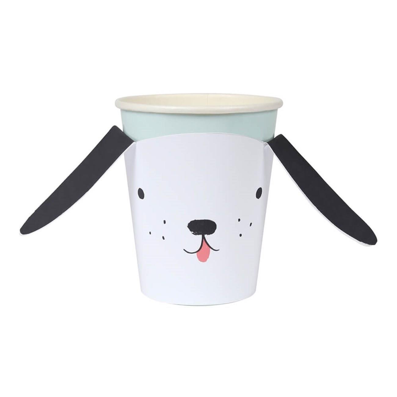 Meri Meri - Dog Party Cups - Köpekli Bardak