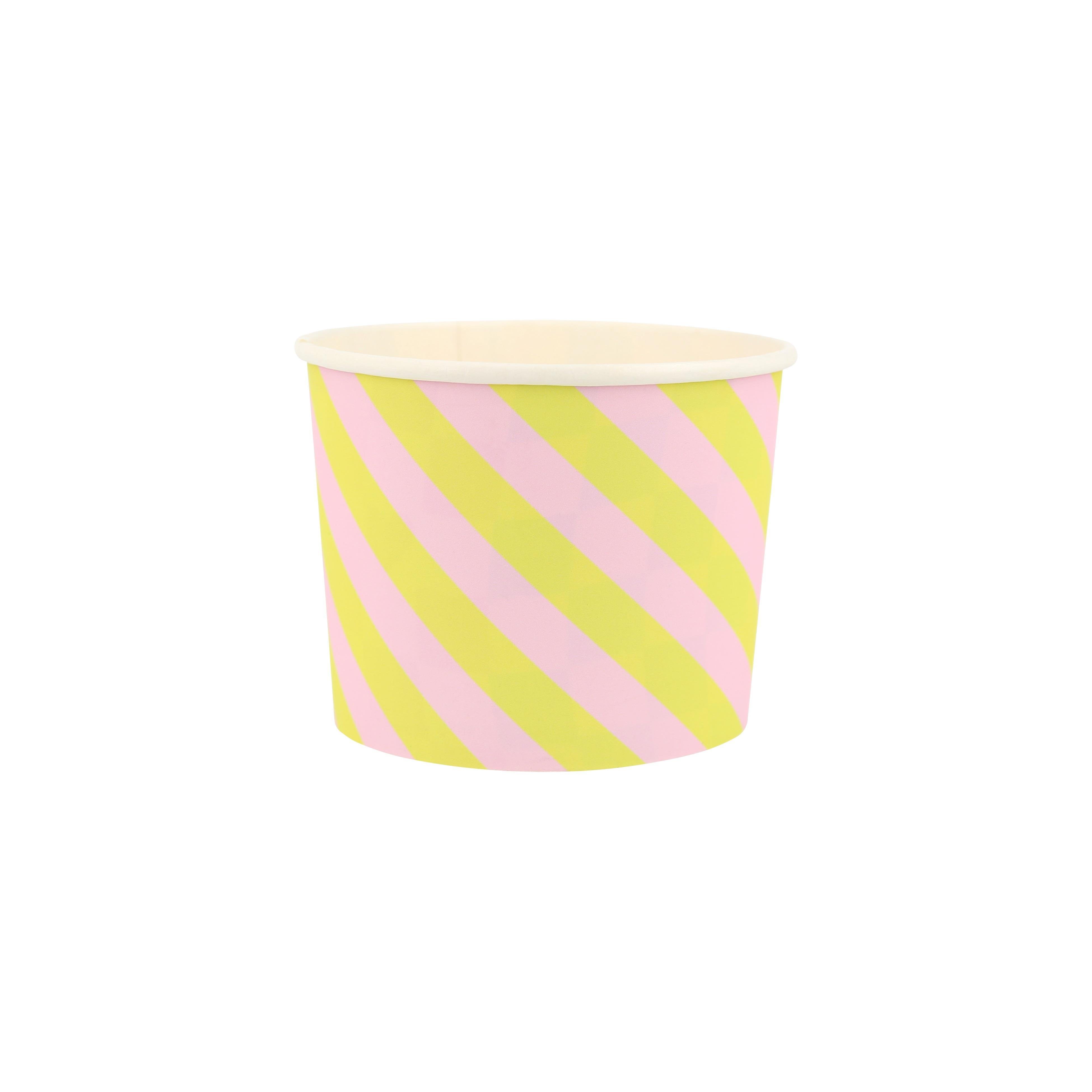 Meri Meri - Dondurma Kap ve Kaşıkları - 12 Adet