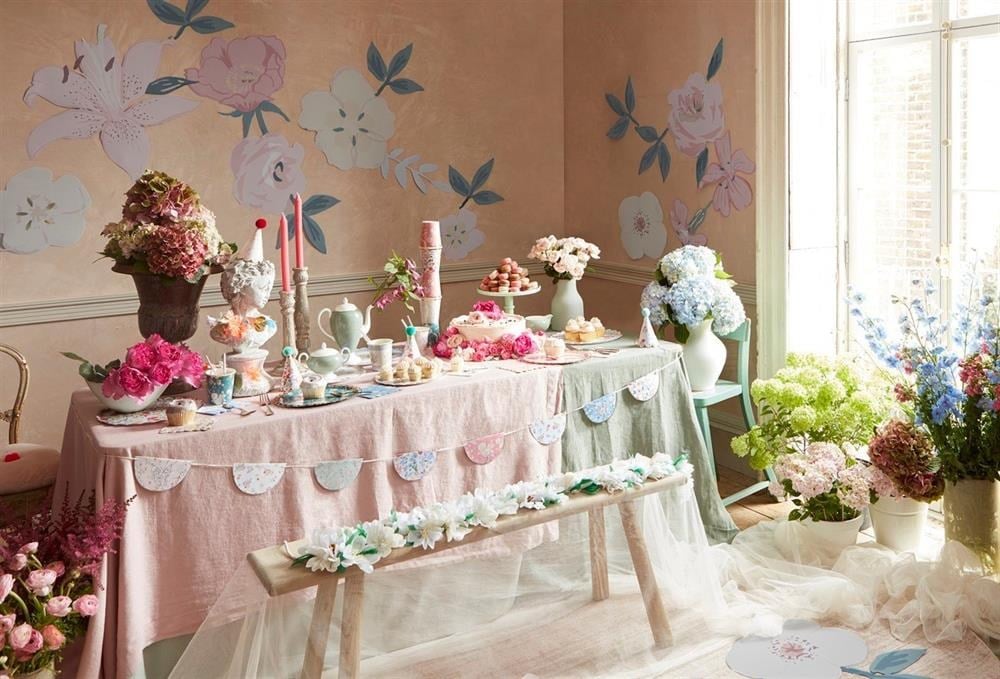 Meri Meri - English Garden Napkins - English Garden Peçete - L - 16'Lı