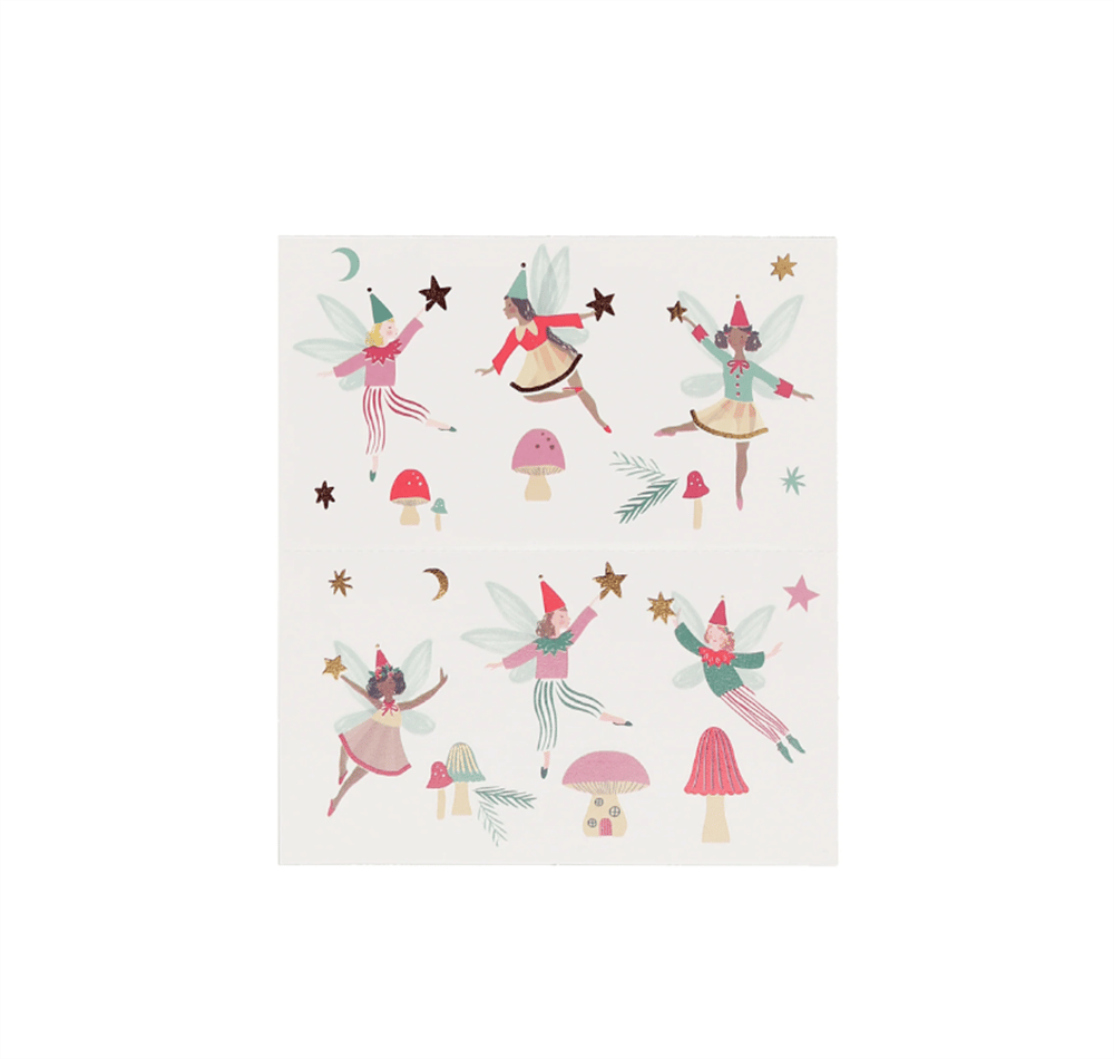 Meri Meri - Fairy Temporary Tattoos - Yeni Yıl Perileri Geçici Dövme